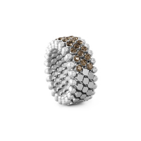 Weißgold, Ringe, Serafino Consoli Brevetto Multi-Size Ring, Ref: RMS 5HM2 WG BRD