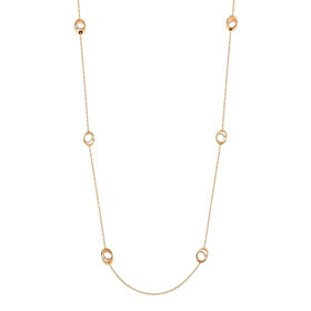 Gelbgold, Halsschmuck, Annamaria Cammilli Dune Lange Kette GCO2714U