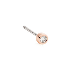 Weißgold, Ohrringe, Bron Confetti Ohrschmuck (Einzelstück) 8OR4879BR