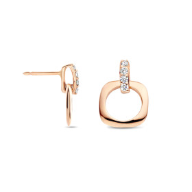 Roségold, Ohrringe, Bigli Elements Earrings, Ref: 23O107Rdia