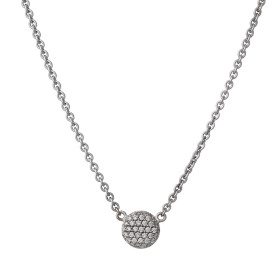 Weißgold, Halsschmuck, Bron Stardust Collier 8CW4396BR