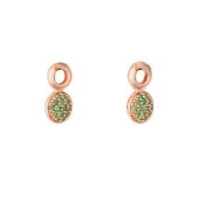 Roségold, Ohrringe, Bron Stardust Creolen-Einhänger 8OR4817TS