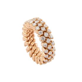 Roségold, Ringe, Serafino Consoli Brevetto Multi-Size Ring RMS 3F2 RG WD