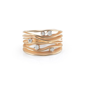 Roségold, Ringe, Annamaria Cammilli Dune Ring GAN0914J