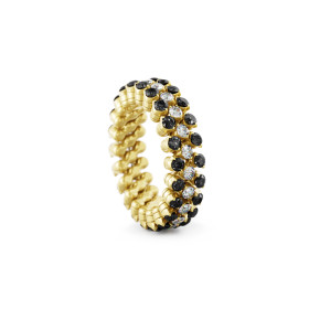 Gelbgold, Ringe, Serafino Consoli Brevetto Multi-Size Ring, Ref: RMS 3F2 YG WD BD X