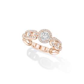 Roségold, Ringe, Messika Move Link Solitär Ring 13747-PG