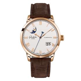 Unisex, Glashütte Original Senator Excellence Panoramadatum Mondphase 1-36-24-02-05-62