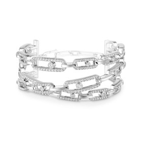 Weißgold, Armschmuck, Messika Move Link Armband 13512-WG