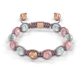 Roségold, Armschmuck, Shamballa Jewels Braided Armband D189771-S