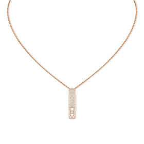 Roségold, Halsschmuck, Messika My First Diamond Halskette 07520-PG