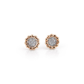 Roségold, Ohrringe, Al Coro Palladio Ohrstecker E2171R