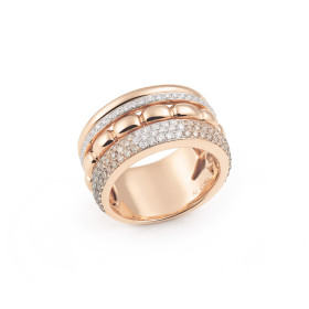 Roségold, Ringe, Al Coro La Piazza Ring NR1491BWR