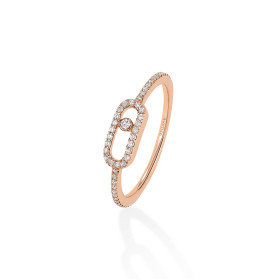 Roségold, Ringe, Messika Move Uno Pavé Ring 05630-PG