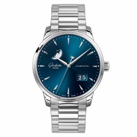 Unisex, Glashütte Original Senator Excellence Panoramadatum Mondphase 1-36-04-04-02-71