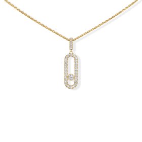 Gelbgold, Halsschmuck, Messika Move Uno GM Kette  12058-YG