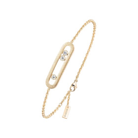 Gelbgold, Armschmuck, Messika Move Classique Ciselé Armband 14586-YG