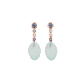 Roségold, Ohrringe, Bron Confetti Ohrschmuck 8OR4814DAWNGCRD