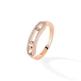 Roségold, Ringe, Messika Baby Move Classique Pavé Ring 04683-PG