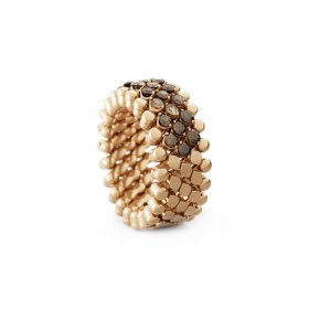 Roségold, Ringe, Serafino Consoli Brevetto Multi-Size Ring RMS 5HM2 RG BRD