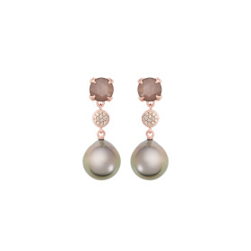 Roségold, Ohrringe, Bron Catch Ohrschmuck 8OR4858MGBCBRTHD12