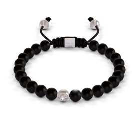 Weißgold, Armschmuck, Shamballa Jewels Non-Braided Armband D100079-S