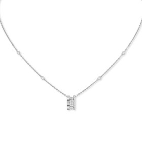         Weißgold, Halsschmuck, Messika Move Romane Anhänger-Kette 07158-WG