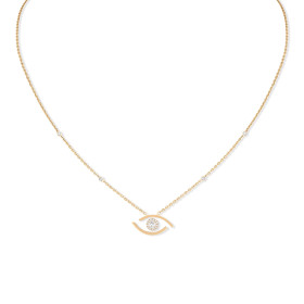         Gelbgold, Halsschmuck, Messika Lucky Eye Halskette 07524-YG