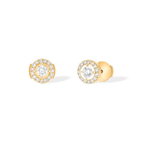 Gelbgold, Ohrringe, Messika Joy Diamants Ronds X2 Ohrringe 06991-YG