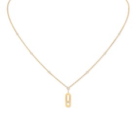 Gelbgold, Halsschmuck, Messika Lange Move Uno Halskette 10111-YG