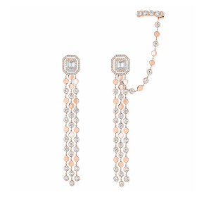         Roségold, Ohrringe, Messika D-Vibes mehrreihige Ohrringe 12432-PG
