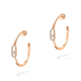 Roségold, Ohrringe, Messika Move Uno Creolen KM 12485-PG
