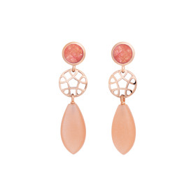         Roségold, Ohrringe, Bron Toujours Ajour Ohrschmuck 8OR4819SASMS