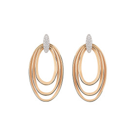 Weißgold, Ohrringe, Annamaria Cammilli Dune Chic Pavé Ohrringe GOR3674PAVJ