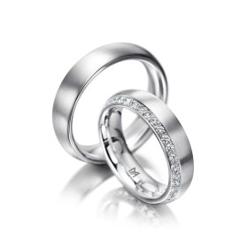Platin, Ringe, Meister Trauringe Classics 112.8897.01/112.8897.00-P