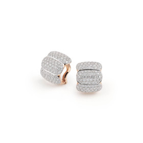 Roségold, Ohrringe, Al Coro La Piazza Ohrringe NE4891R