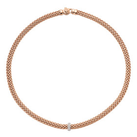 Weißgold, Halsschmuck, FOPE Vendôme Flex'it Collier 56002CX_BB_R_XBX_043
