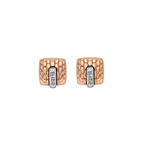 Roségold, Ohrringe, FOPE Vendôme Gold Ohrstecker mit Diamanten 58402OX_BB_R_XXX_000