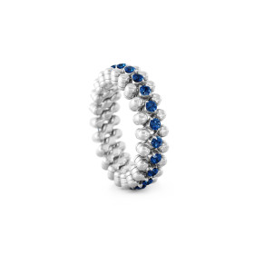 Weißgold, Ringe, Serafino Consoli Brevetto Multi-Size Ring, Ref: RMS 3M2 WG BS