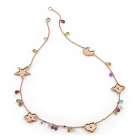 Roségold, Halsschmuck, Al Coro Palladio Collier NC255R