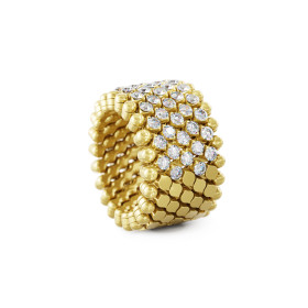 Gelbgold, Ringe, Serafino Consoli Brevetto Multi-Size Ring, Ref: RMS 7HM2 YG WD