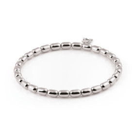 Weißgold, Armschmuck, Al Coro Stretchy Armband A204W