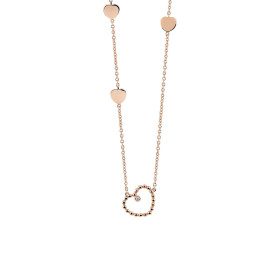 Roségold, Halsschmuck, Al Coro Palladio Collier C237R