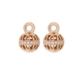 Roségold, Ohrringe, Bron Toujours Ajour Einhänger 8OR4906BR