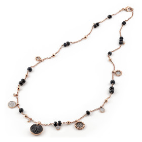 Roségold, Halsschmuck, Al Coro Palladio Collier C254BSR