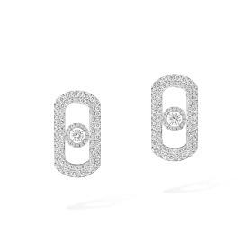 Weißgold, Ohrringe, Messika So Move Diamantohrringe 12931-WG