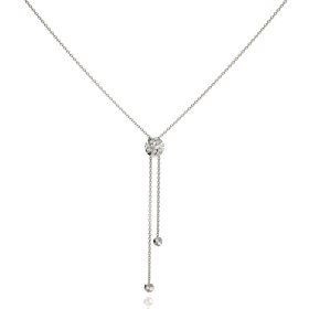 Weißgold, Halsschmuck, Schmuckwerk Alpen Halskette GH605-WG