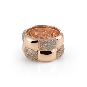 Roségold, Ringe, Al Coro La Piazza Ring NR453BDR