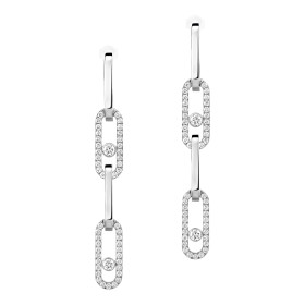         Weißgold, Ohrringe, Messika Move Link Ohrhänger 13678-WG
