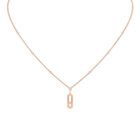         Roségold, Halsschmuck, Messika Lange Move Uno Halskette 10111-PG