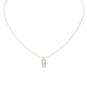 Textil, Halsschmuck, Messika Messika CARE(S) Anhänger mit Halskette 14104-PG